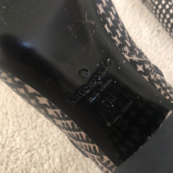 Kate Spade Holly Houndstooth Calf Hair Booties - Picture 7 of 16